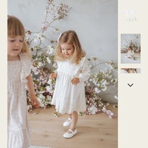 Jamie Kay organic Lily dress in natural size 7